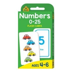 School Zone Flashcards Numbers 0-25