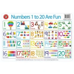 Other Learning Placemat Numbers Are Fun