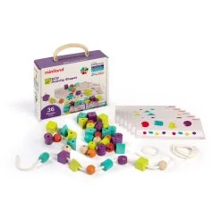 Miniland Eco Activity Shapes 46 Piece Set