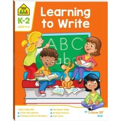 School Zone Learning To Write I Know It Book 2019 Edition