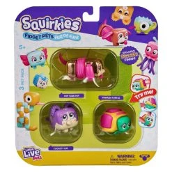 Little Live Pets Squirkies Series 1 3 Pack Assorted